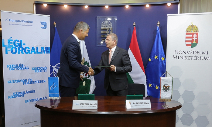 A honvédelmi tárca és a HungaroControl közötti partnerségi megállapodás