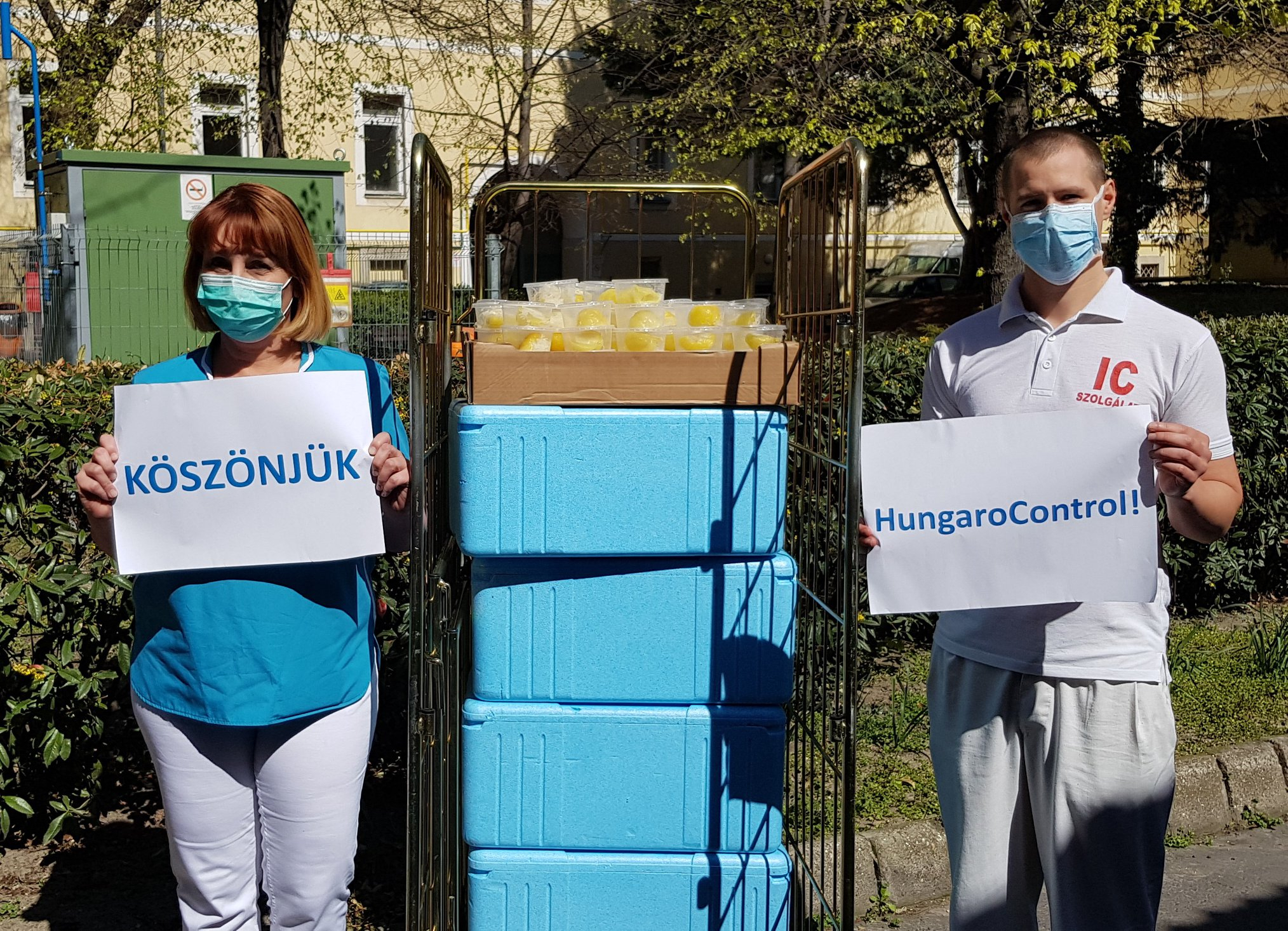 Egészségügyi dolgozóknak és hátrányos helyzetűeknek adott támogatást a HungaroControl