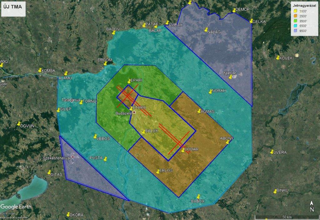 Megújult a Liszt Ferenc Nemzetközi Repülőtér közelkörzeti légtere